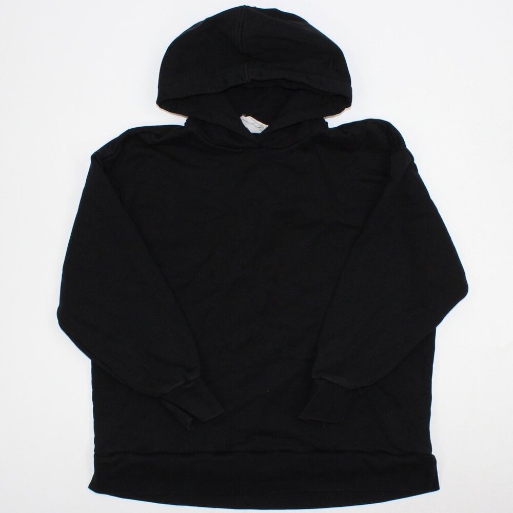 Chrldr Womens Pullover Oversized Hoodie Sweater Black Size Medium M